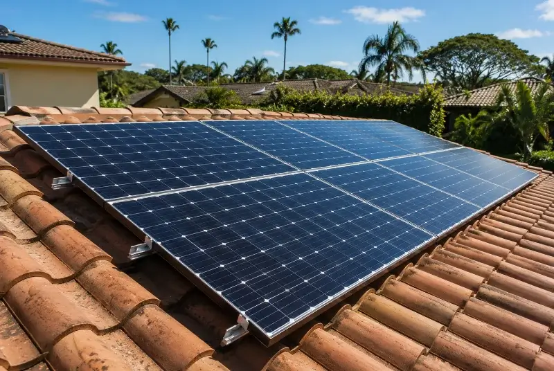 Installation de panneaux solaires à Sonnay